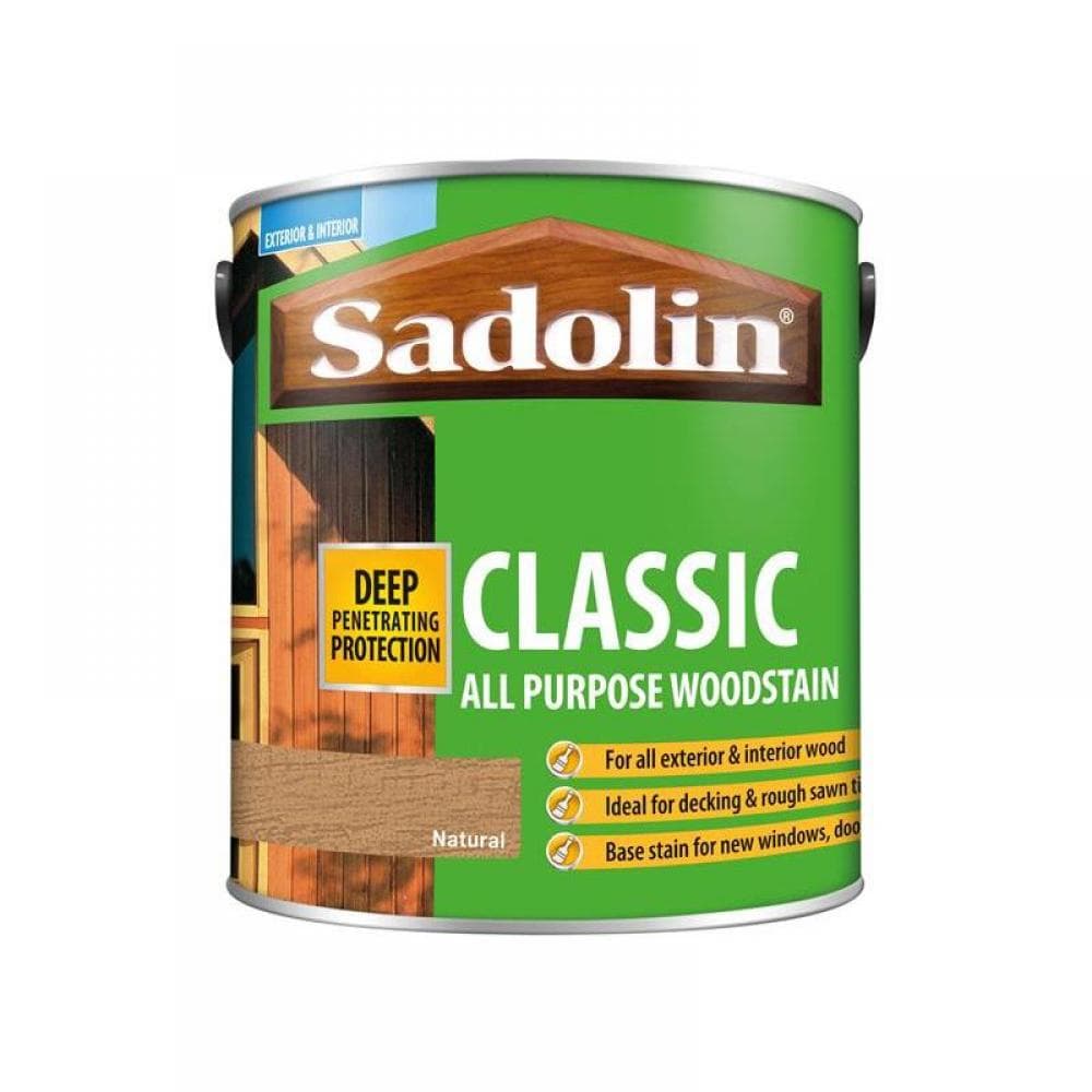 Sadolin 5028503 Classic Wood Protection Natural 2.5 Litre