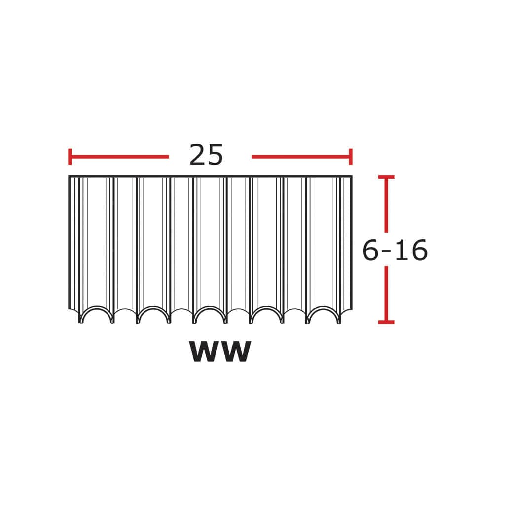 Senco WW08NRA Corrugated Fastener Non-Galv 12Mm Box 4200