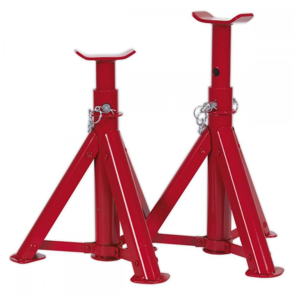 Sealey AS2000F Axle Stands (Pair) 2 Tonne Capacity Per Stand - Folding Type