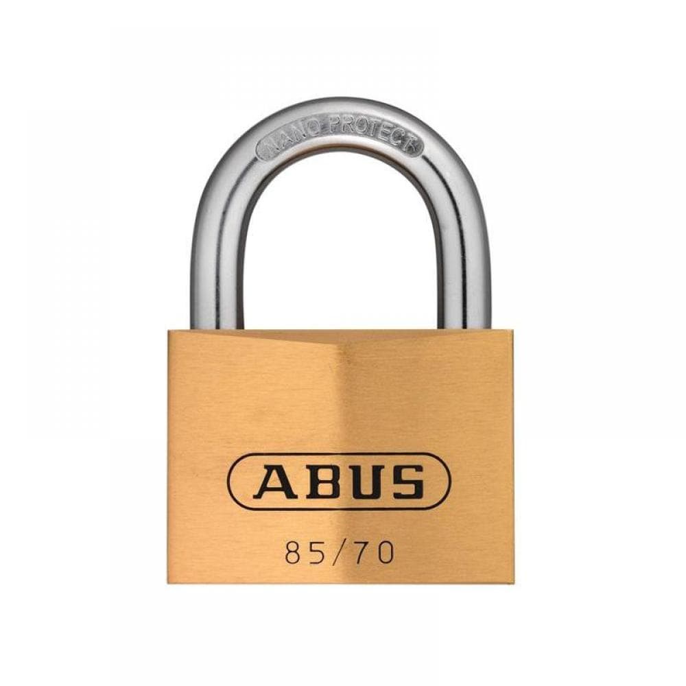 Abus Mechanical 02498 85/70Mm Brass Padlock Keyed Alike 121