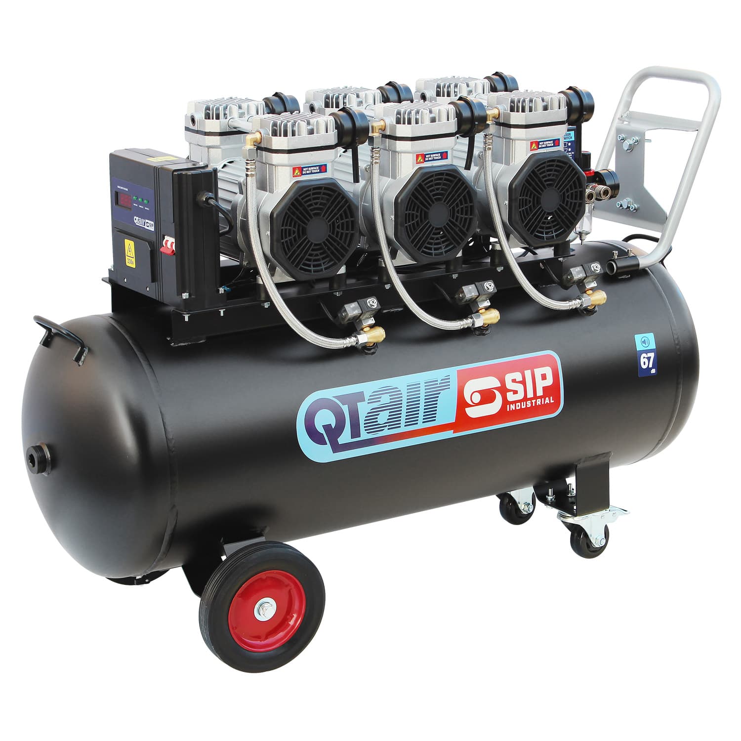 Sip Qt Air Dd 4.5Hp 150Ltr Ultra Low Noise Oil-Free Direct Drive Compressor 05497
