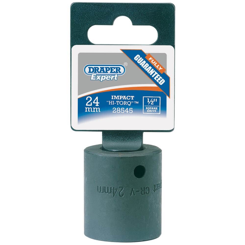 Draper Expert 28545 Impact Socket 1/2in Sq. Dr. 24Mm each