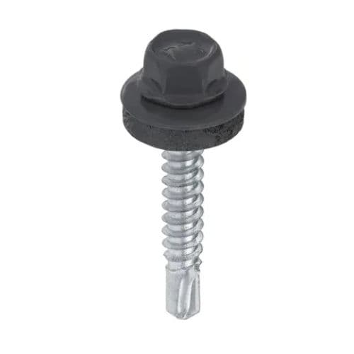 Galeco Self Drilling Screw - 4.8mm x 35mm Dark Graphite Semi Matt - Pack of 250
