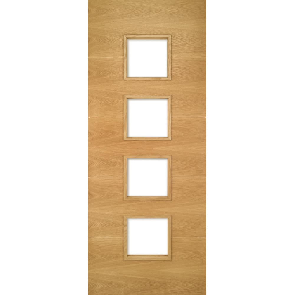 Deanta Augusta Prefinished Oak Glazed 1981mm x 686mm x 35mm