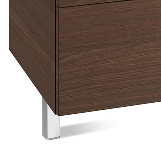 Roca Silver Set of 2 Victoria-n Basin Unit Legs - 816555001