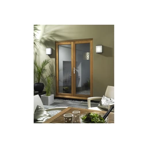 Extenal Fully Finished Pattern 10 Oak Veneer French Doors 1190 x 54mm