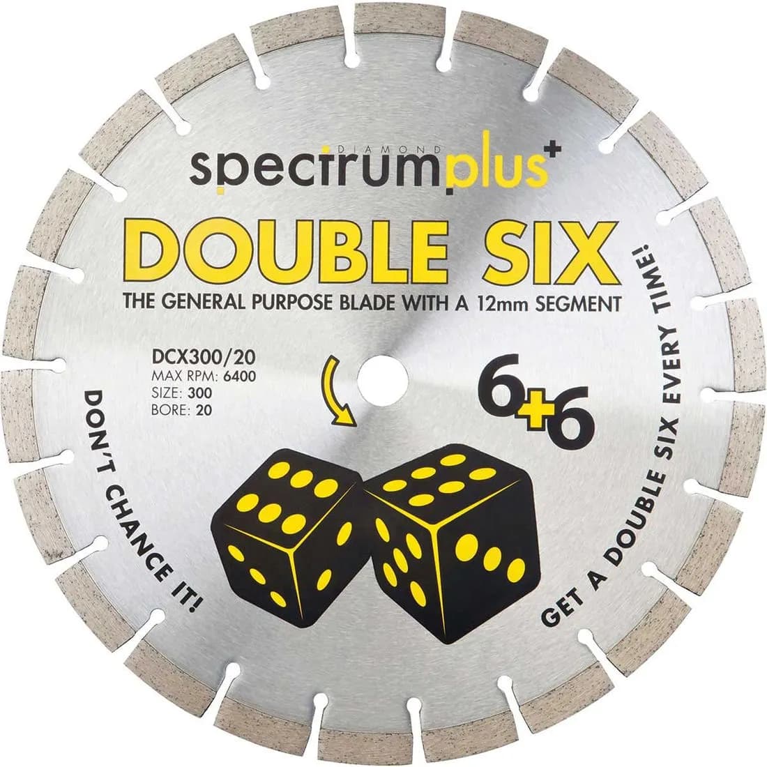 Double 6 Plus General Purpose Diamond Blade Dcx-115/22
