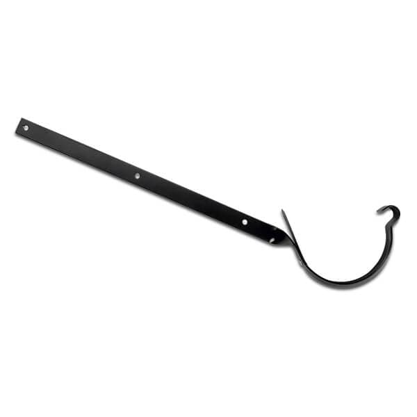 Steel Gutter Side Rafter Bracket - 135mm Black