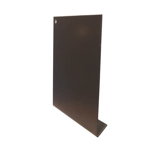Aluminium Fascia V Profile Box End Assembly - 400mm x 2mm x 400mm Anthracite Grey (7016 Matt)