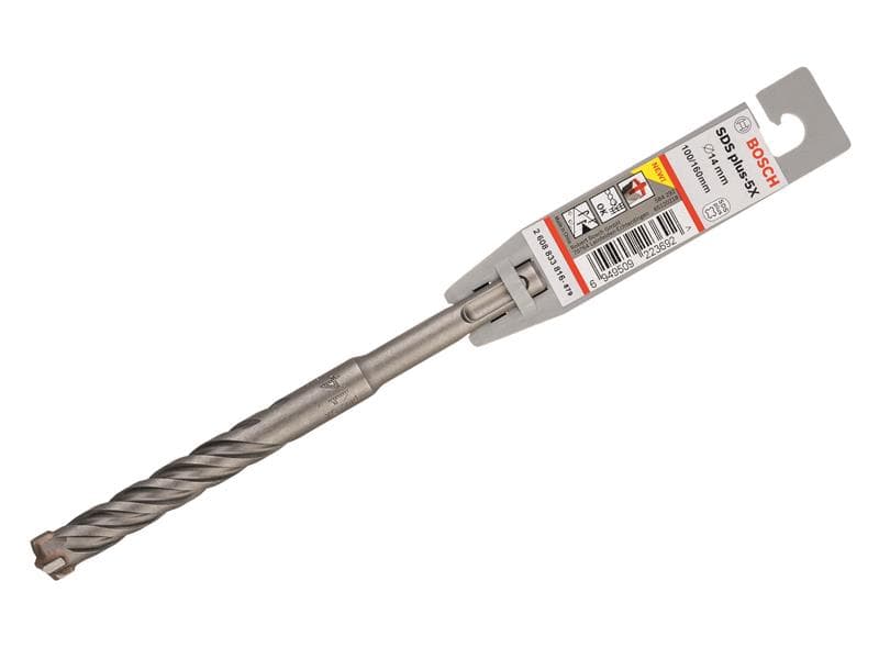 Bosch Powertool Accessories 2608833816 Pro Sds Plus-5X Hammer Drill Bit 14.0 X 100 X 160Mm