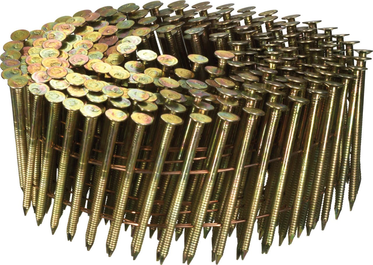 Senco BL25APBFJ Coil Nail Flat Non-Galv Ring Jumbo 2 5X65Mm