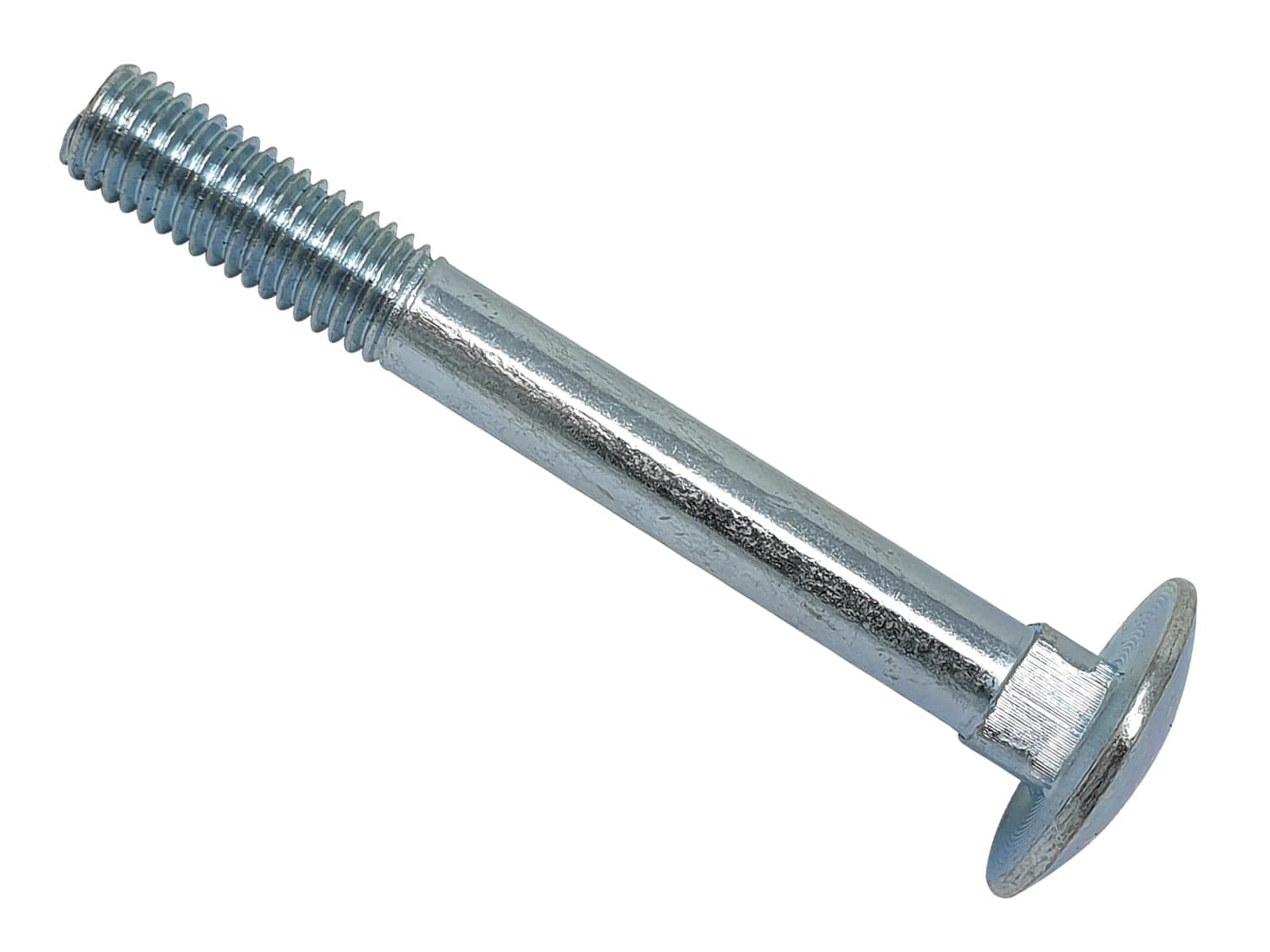 Fixings & Fasteners Carriage Bolts - Partial Thread | M10 X 130Mm | Zinc Plated | Box 50 CB10130PT