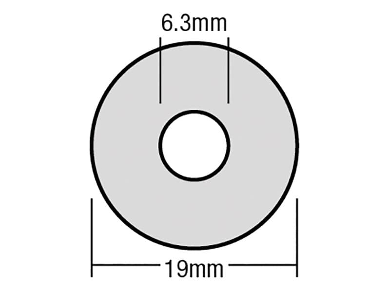 Forgefix TFW1963 Techfast Bonded Epdm Washer 6.3 X 19Mm Box 100