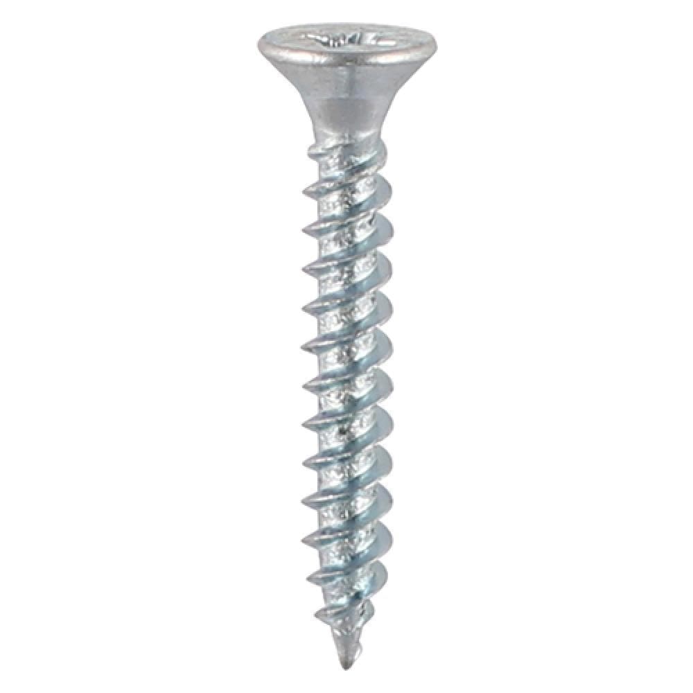 Timco 00103CWZP Twin-Thread Woodscrews - Pz - Double Countersunk - Zinc 10 X 3 TIMpac 8
