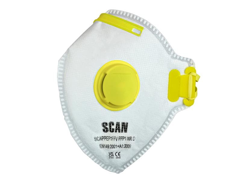 Scan DTC3X-FD-10 Fold Flat Valved Disposable Mask Ffp1 (Pack Of 10)