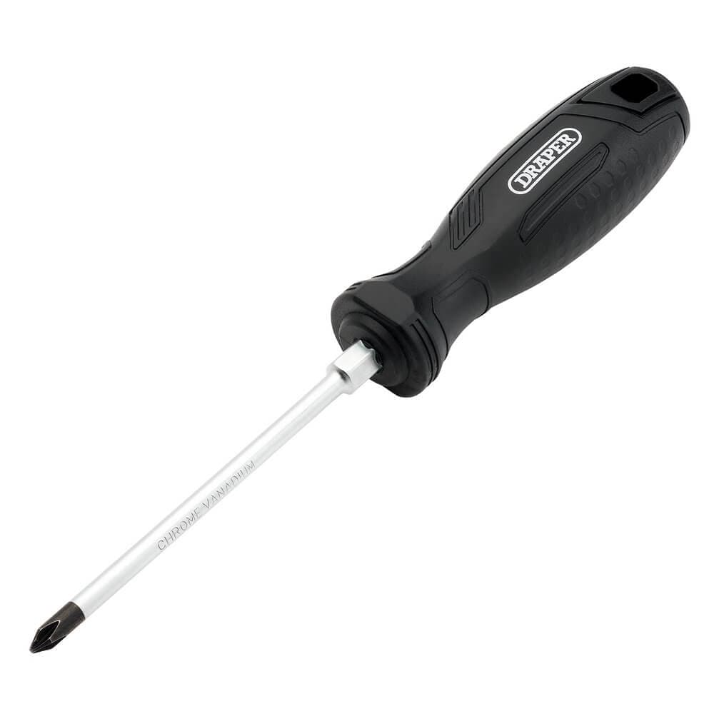 Draper Phillips Hard Grip Screwdriver Ph1 X 100Mm Pk 1 13492