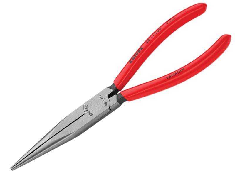 Knipex 38 11 200 SB Mechanicfts Long Nose Pliers Pvc Grip 200Mm (8In)
