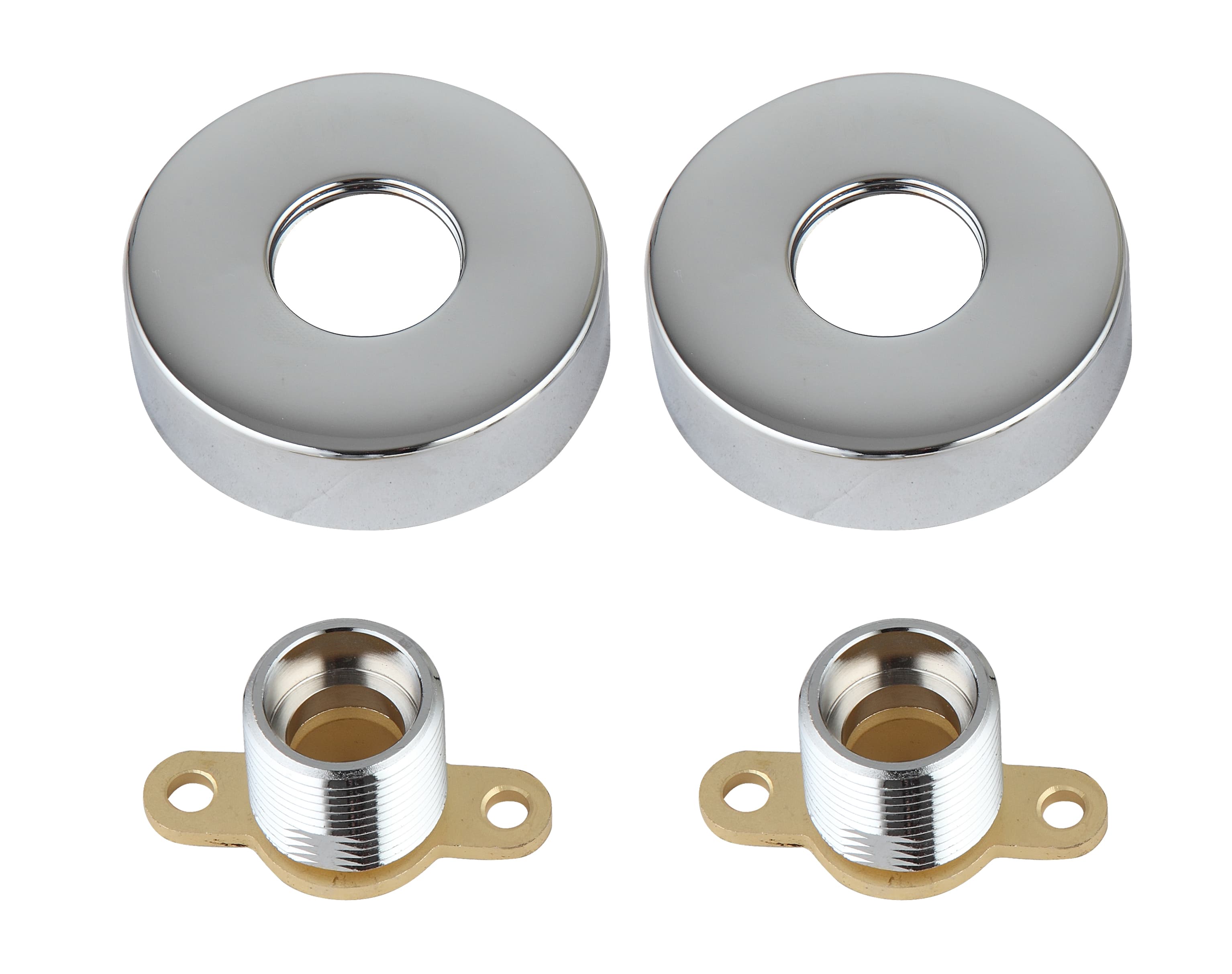 Mv Value Bar Shower Wall Brackets Chrome BARY