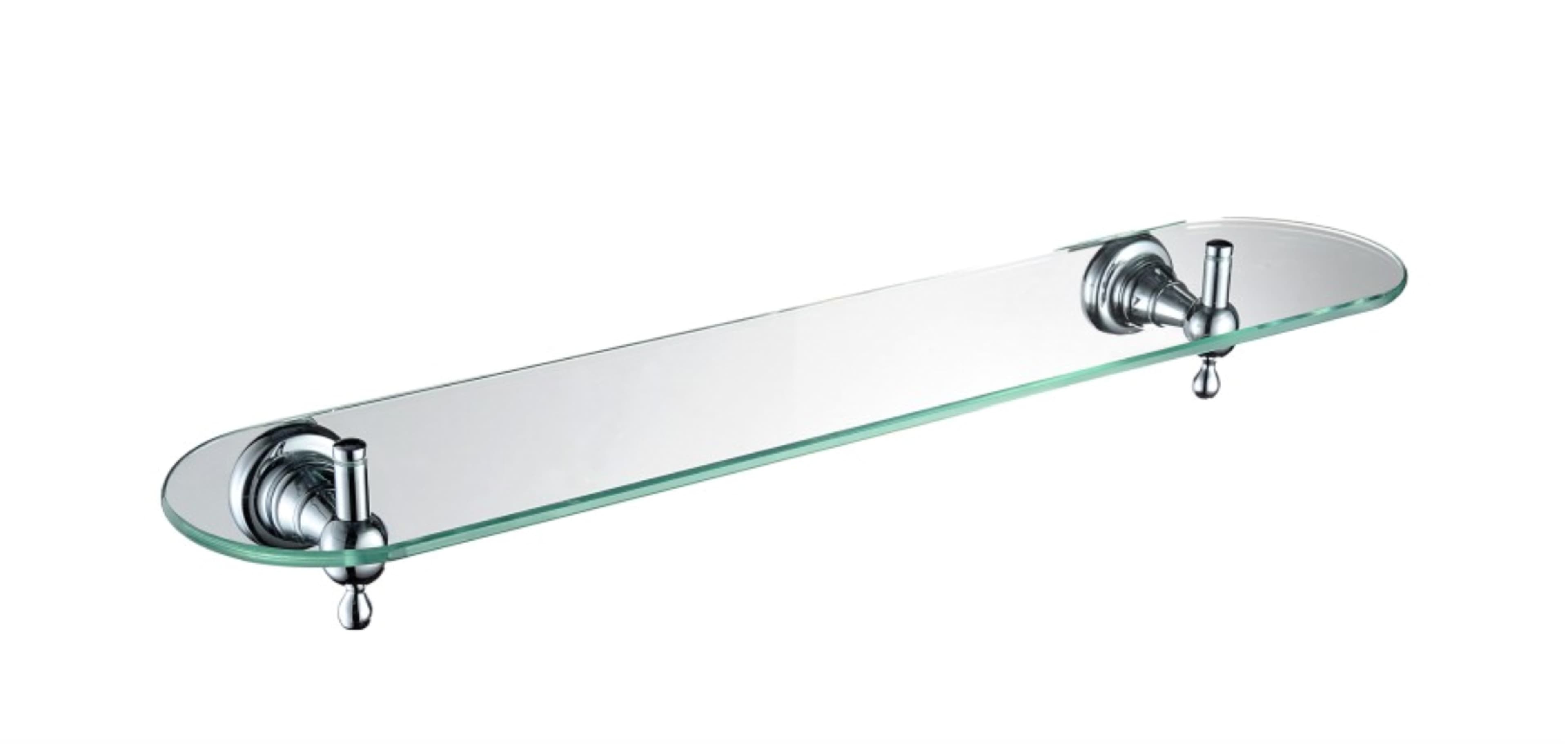 Bristan N2 SHELF C 1901 Glass Shelf Brass Chrome Plated