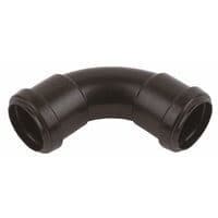 FloPlast Push Fit Waste Bend Swept - 92.5 Degree x 50mm Grey