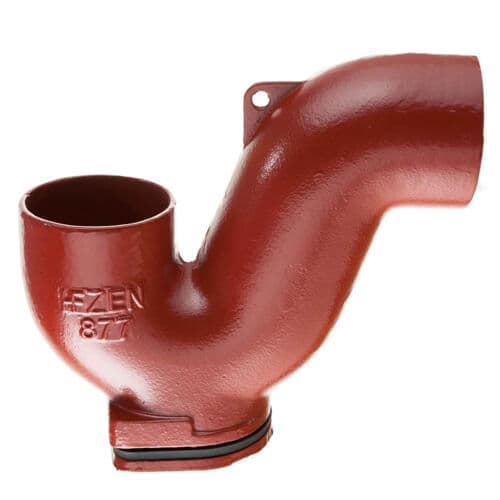 Cast Iron Halifax Soil P Trap Gully with Access Door - 100mm