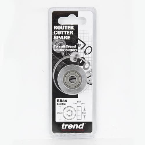 Trend Bearing 34Mm Diameter 8Mm Bore Pk 1 BB34