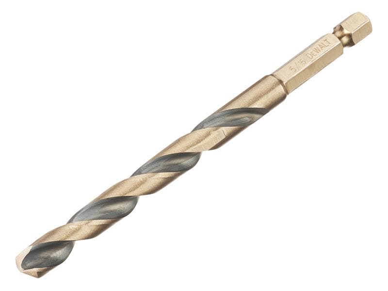 Dewalt Black&Gold Hex Hss-G Drill Bit 8.0Mm DT20612-QZ