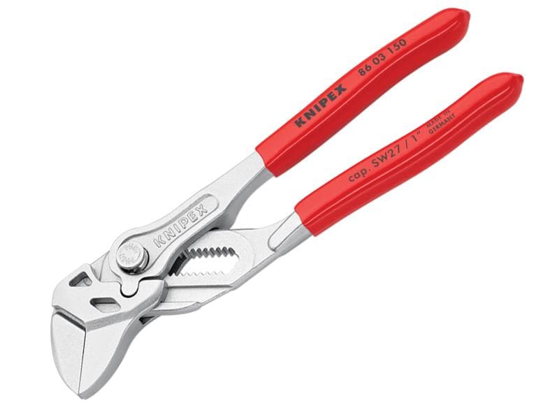 Knipex 86 03 150 SB Mini Pliers Wrench Pvc Grip 150Mm