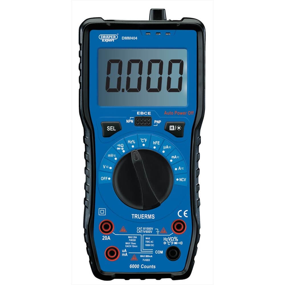 Draper Expert 92433 Auto & Manual Ranging Digital Multimeter each