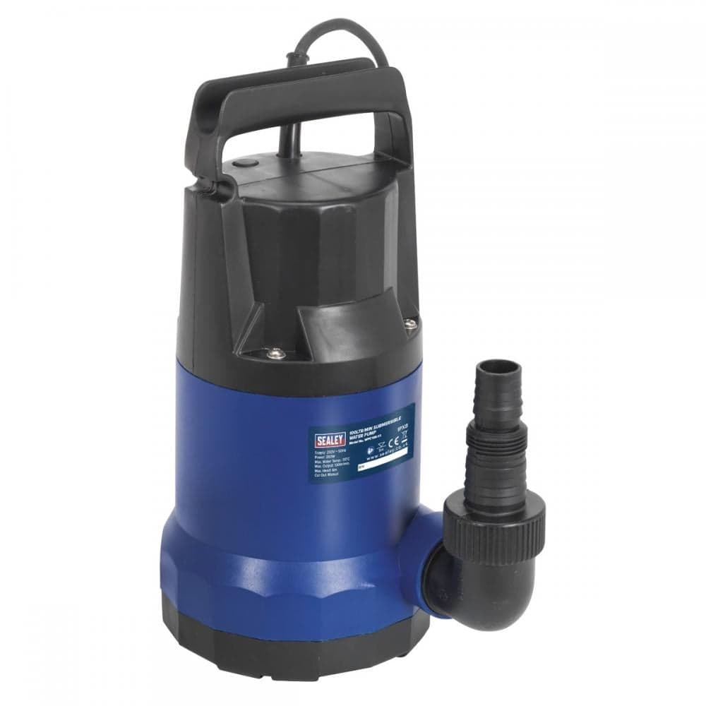 Sealey WPC100 Submersible Clean Water Pump 100L/Min 230V