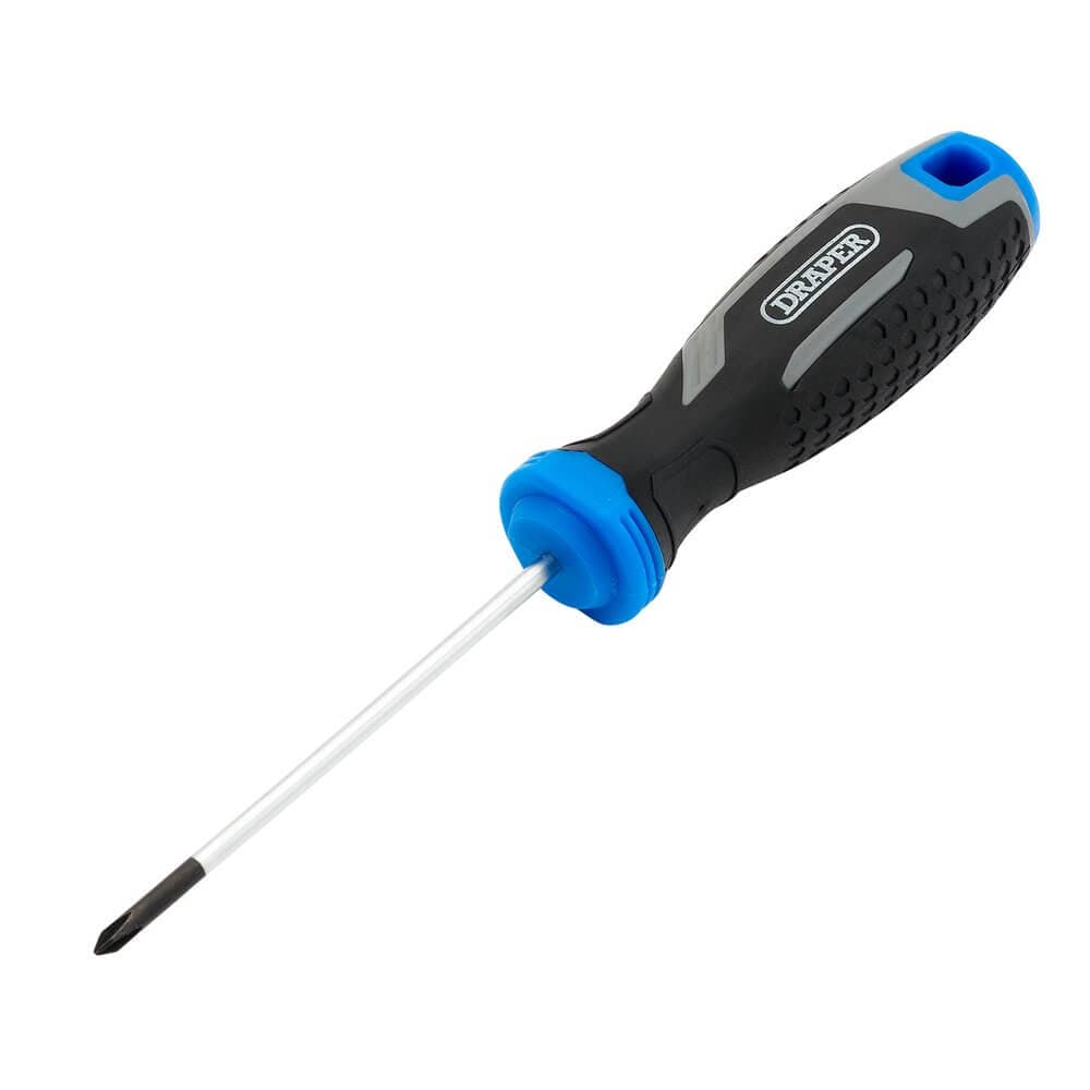 Draper Phillips Soft Grip Screwdriver Ph0 X 75Mm Pk 1 13358
