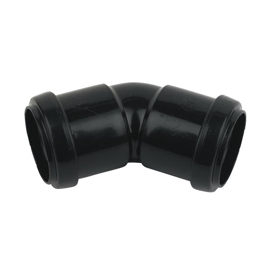 Floplast 32Mm Black Pp 135* Bend WP18B