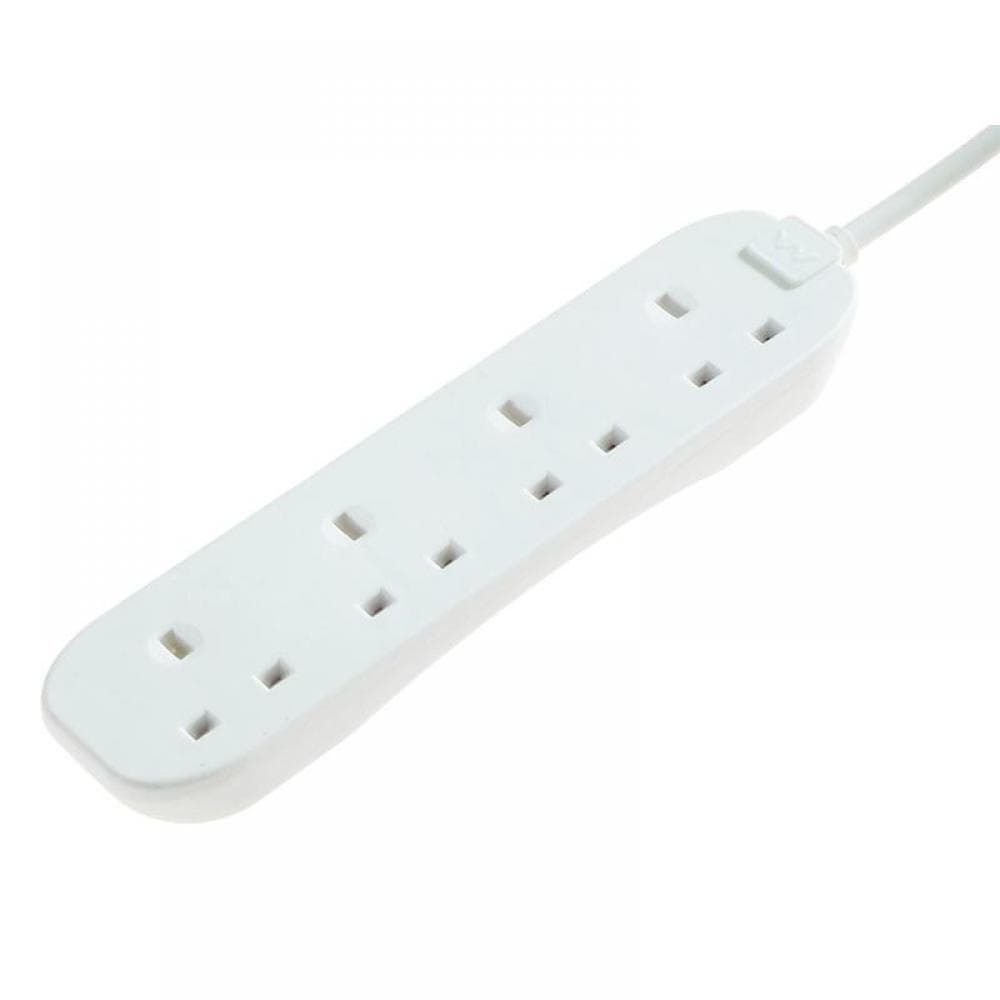 Masterplug BFG5N-MP Extension Lead 240V 4-Gang 13A White 5M