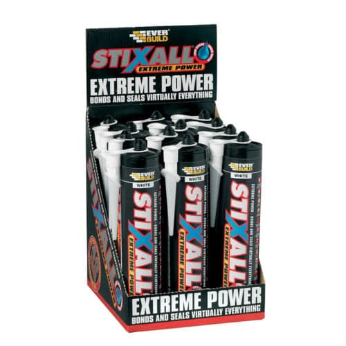 Everbuild Stixall Extreme Power Cartridge White 290Ml / Box Of 12