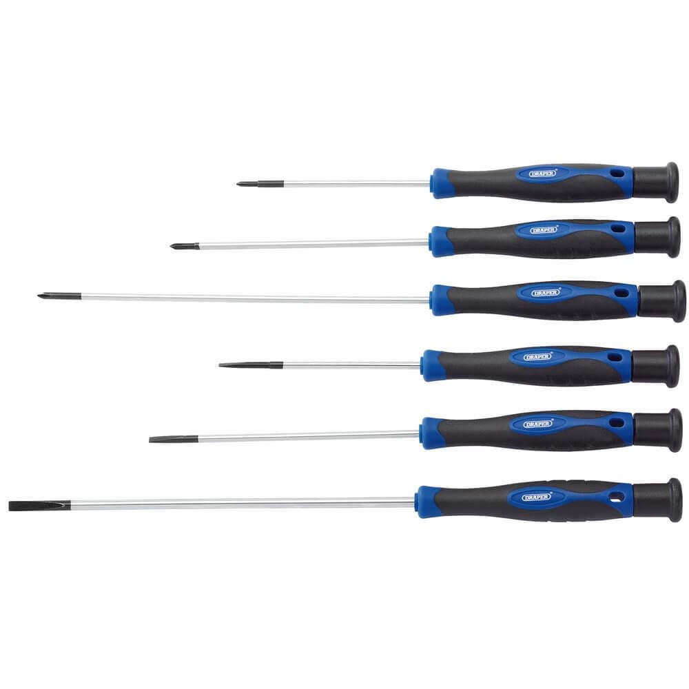 Draper 28119 Extra Long Precision Screwdriver Set (6 Piece) per set