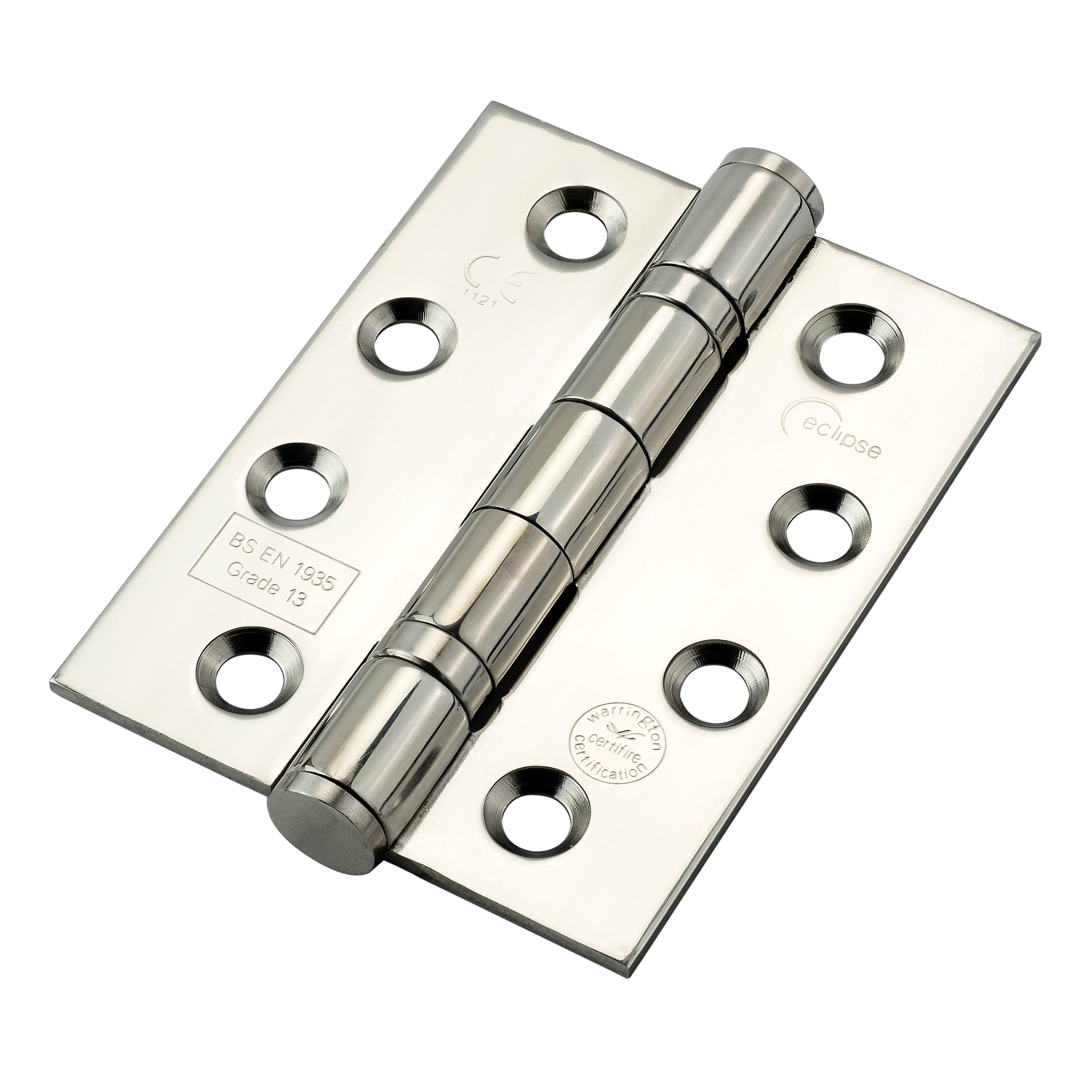 Eclipse Grade 13 Polished Stainless Steel Hinges