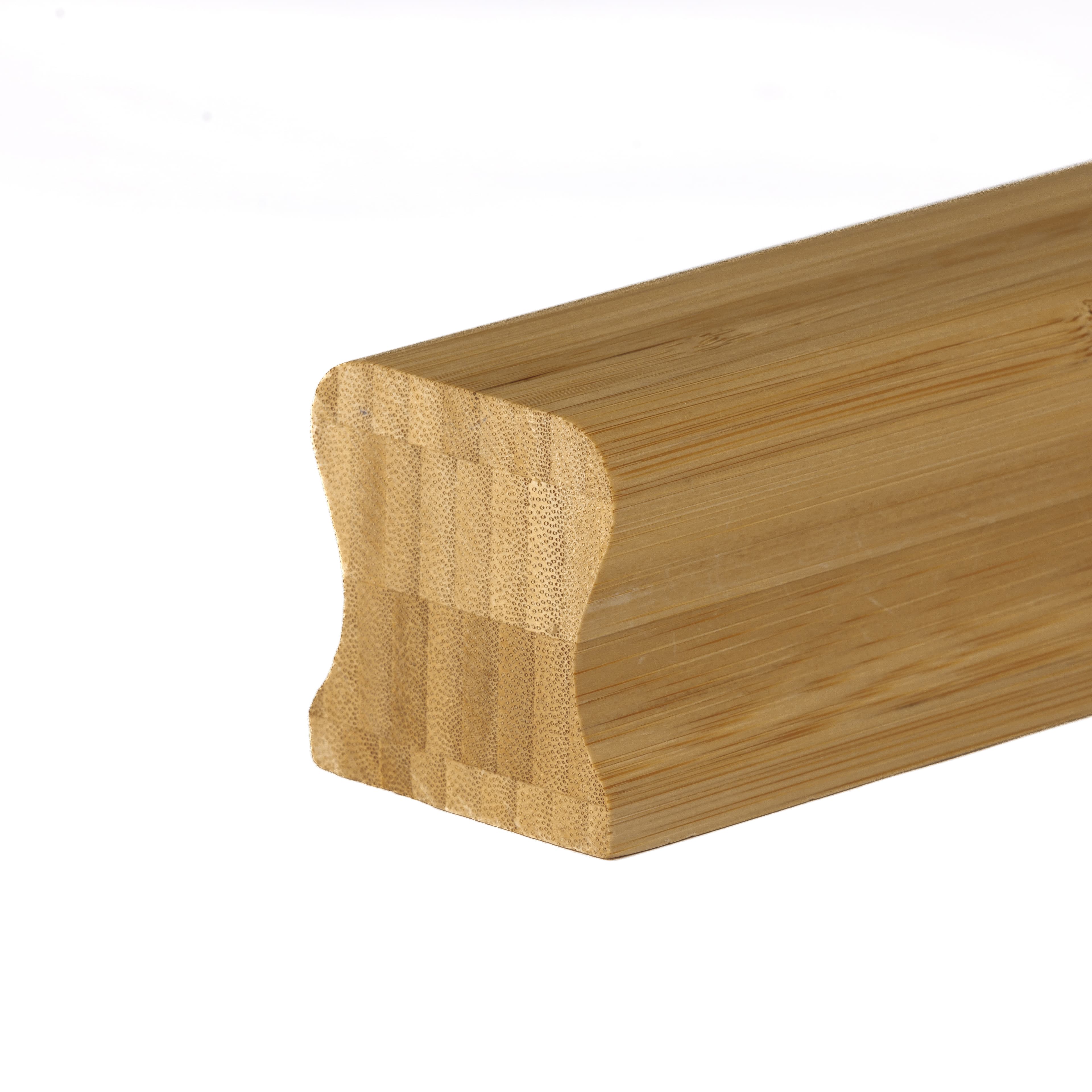 Flair Stairs Bamboo Deep Traditional Handrail 41mm Groove 3m Dark