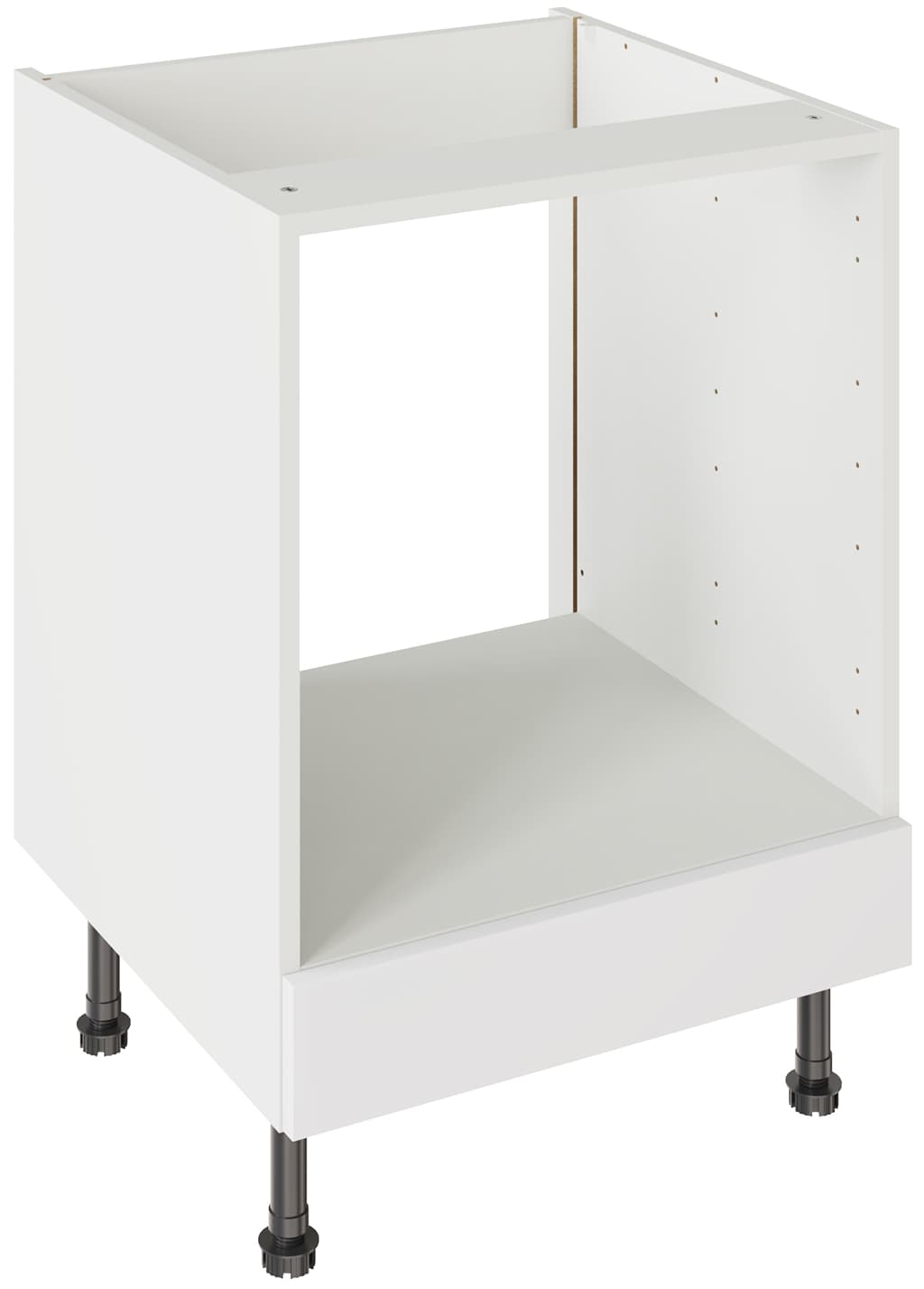 Flatpack Built Under Oven Housing Unit J-pull Ultra Matt White 600mm - FKKJ0505