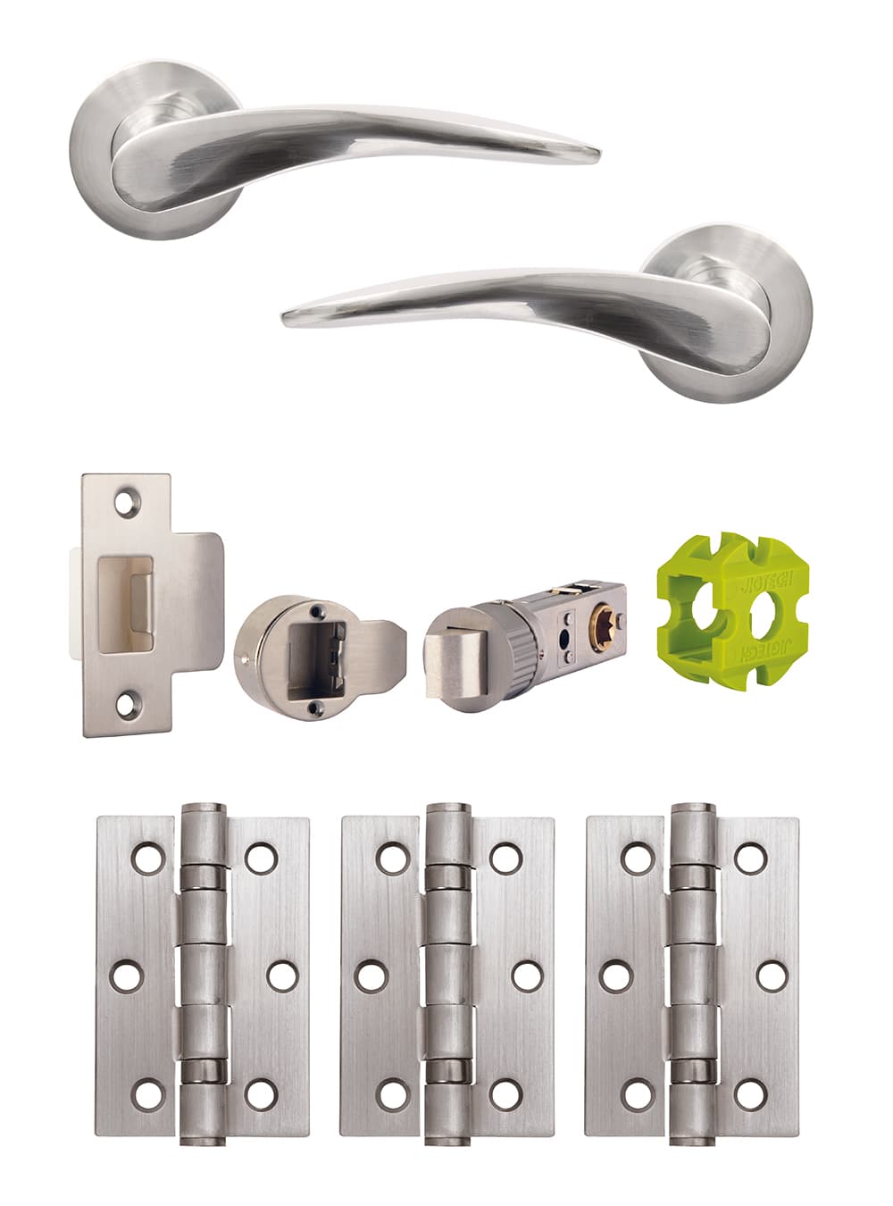 Jigtech Vecta Lever On Rose Handle Chrome