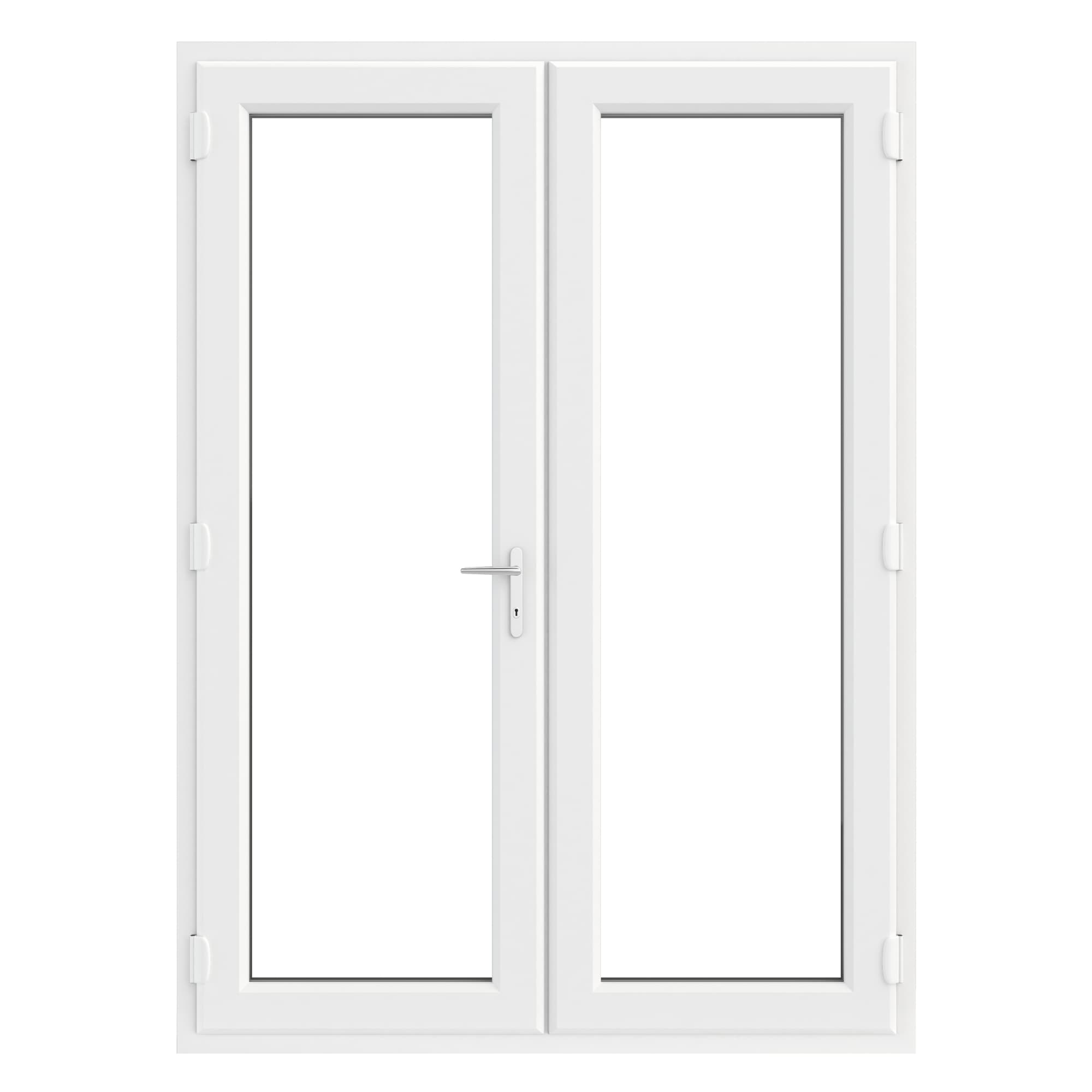 Crystal French Doors White 2090 x 1290 x 70mm
