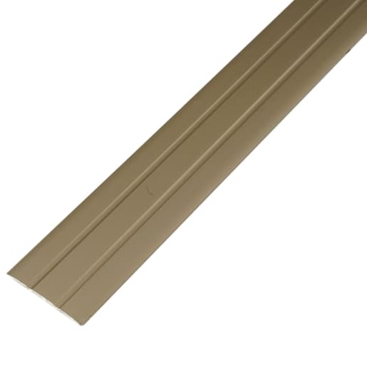 QA Brushed Steel Cover Strip 900mm