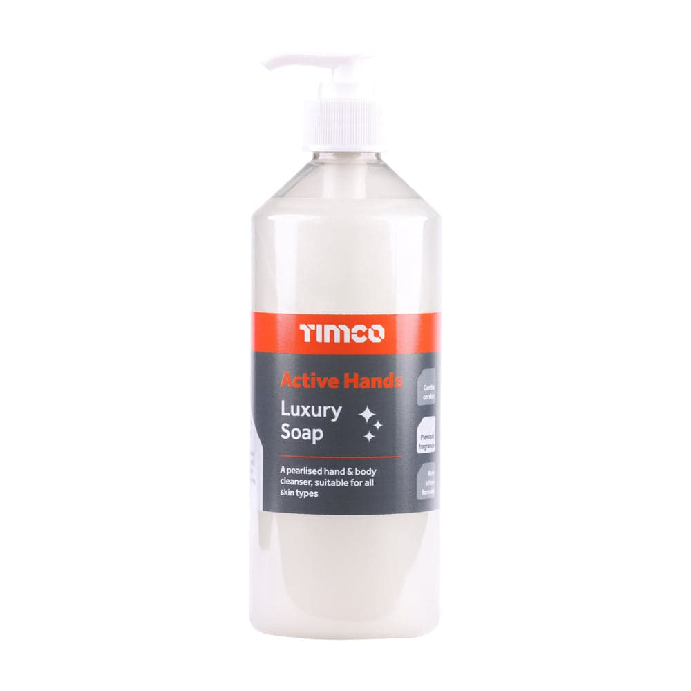 Active Hands Luxury Soap – 500ml Pump Bottle