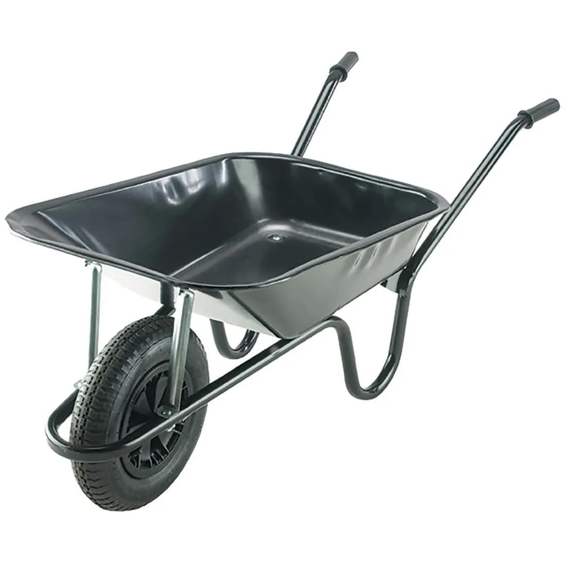Wheelbarrow Pneumatic Tyre Black 85L