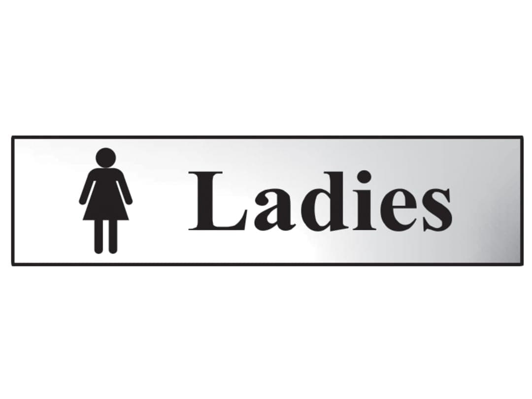 Scan Ladies - Polished Chrome Effect 200 x 50mm 6002C