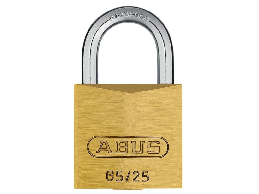 ABUS Mechanical 65/25mm Brass Padlock Carded 10009841-01