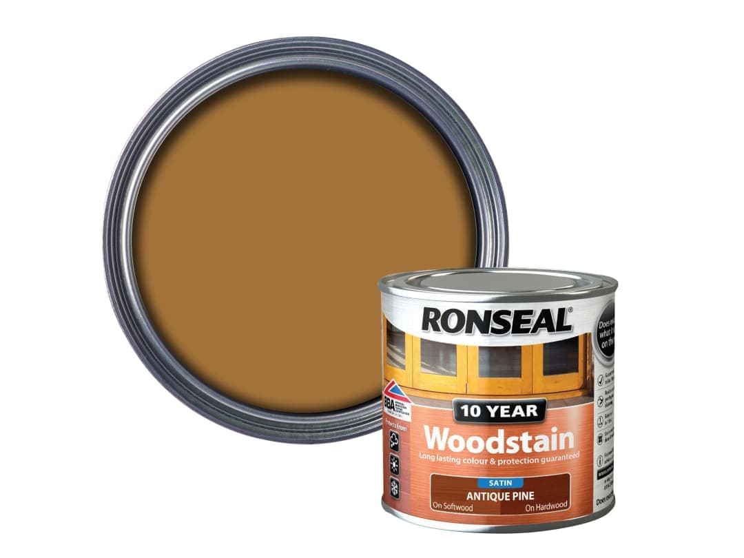 Ronseal 10 Year Woodstain Antique Pine 250ml 38665