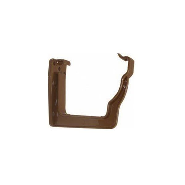 FloPlast Ogee Gutter Fascia Bracket - 110mm x 80mm Brown