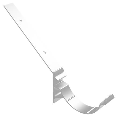 Aluminium Beaded Half Round Gutter Top Rafter Bracket - 125mm PPC Finish