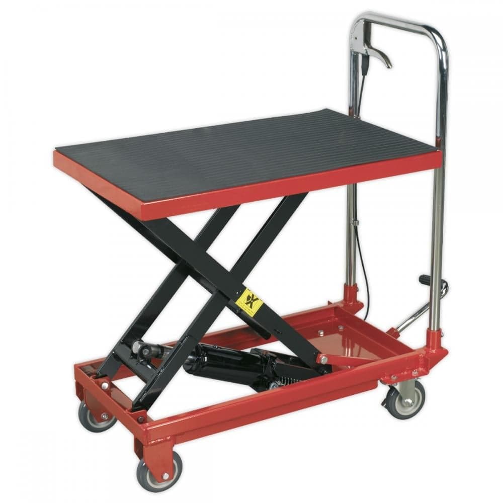 Sealey HPT150 Hydraulic Scissor Lift Platform Table 150Kg