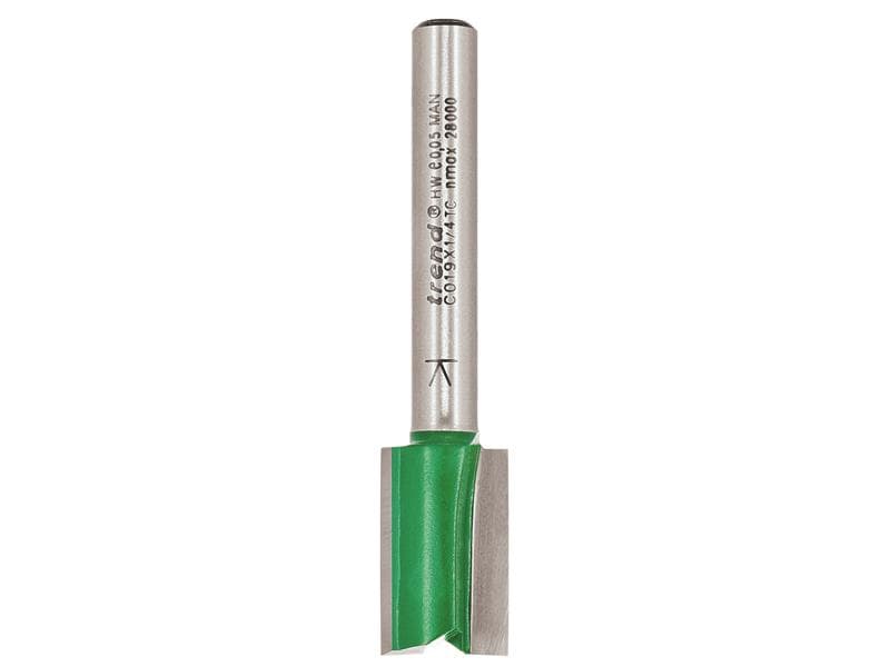 Trend C019X1/4TC C019 X 1/4 Tct Two Flute Cutter 12.0 X 19.1Mm
